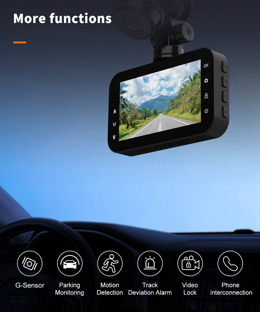 Dual Dash Cam Front & Rear 1080P FHD Car Camera