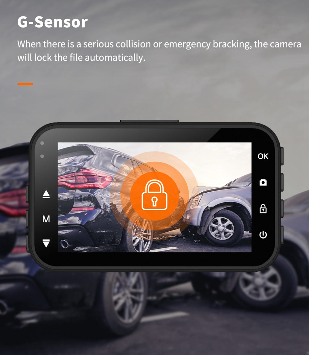 Dual Dash Cam Front & Rear 1080P FHD Car Camera